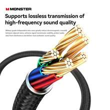 Monster Airstar AE20 DSP Sound Card Karaoke Earphones, Type-C Wired Earbuds, 14.2mm Driver Unit, Real-Time Monitoring & ENC Noise Cancelling High-Definition Microphone, 6 Modes High Resolution Studio Recording Earbuds, Suitable For Singing, Podcast, Gaming, Android - View 11