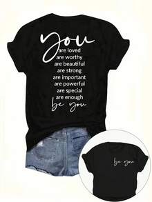 Women T-Shirts - 黑色 - 查看 6
