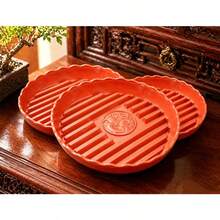 1pc Thickened Breathable Flower Pot Tray | Drainage Anti-Root Rot Flower Pot Bottom Tray | Indoor Balcony Universal Flower Pot Base | 2 Colors Available - 1pcs - View 8