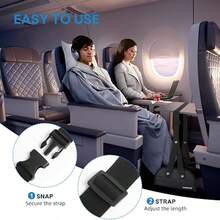 Office Slouchy Footrest Long-Distance Travel Foot Pedal Comfortable Airplane Footrest Accessory - Multicolor - View 1