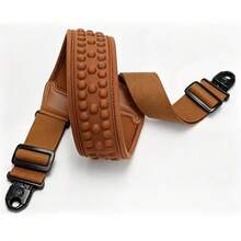 [Padded|Anti-Slip] Padded Anti-Slip Guitar Strap | Auto-Lock, Air Cushion, Widened Thick Breathable Pressure Relief | For Acoustic, Electric & Bass - Multicolor - View 12