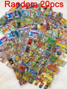 Vintage Japanese Hollow Out Stickers Holographic Laser Star Stickers Double-Sided Transparent Food Stickers Suitable For DIY Scrapbooking - Multicolor - View 9