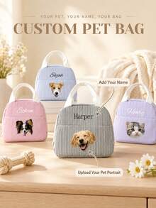 Personalized Insulated Lunch Bag With Name, Custom Lunch Tote Bag, Portable Food Storage Bag, Lunch Bag For Women - Multicolor - View 1