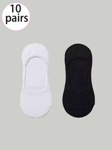 5/10 Pairs Socks, Moisture-Wicking Quick-Drying, Soft And Durable, Suitable For Casual Sports All Year Round - Multicolor - View 8