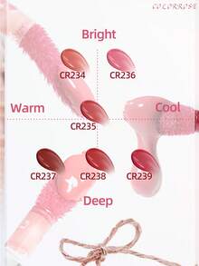 COLORROSE 3.3g Girls Dream Series Mirror Liquid Lipstick, Moisturizing & Repairing, Soft & Smooth, Anti-Smudge & Long-Lasting, Reduces Cup Rim Stains, Quick-Drying Formula, Color-Locking Without Peeling Or Cracking - CR236 - View 8