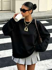 Women Sweatshirts & Hoodies - Black - View 2
