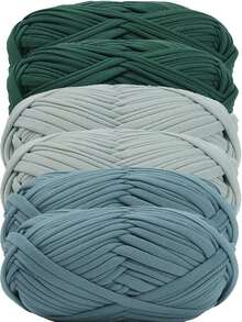 6pcs/600g Multi-Color Premium T-Shirt Yarn - High Elasticity Rope-Like Yarn, Soft Elastic Polyester Yarn, Suitable For Vibrant Crochet Projects, Ideal Choice For Home Decor DIY Crafts, Multi-Color Yarn | Polyester Yarn | Knitting Accessories - Multiple Styles - View 15