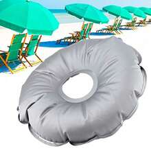 Haofy Base para Sombrilla de Playa, Alberca, Soporte para Sombrilla de Jardin, Bolsa de Peso para Sombrilla, Base para Sombrilla de Jardin Rellenable de Agua para Patio, Piscina, Césped - Multicolor - Ver 8