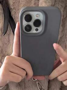 高品質灰色 TPU 手機殼，最新相容 iPhone 17/Air/17 Pro/17 Pro Max，相容 iPhone 16 15 14 13 12 11 Pro Max，親膚觸感紋理，灰色手機殼 - 灰色 - 查看 4