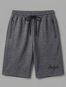 Short Deportivo de Caballero con Bolsillos y Cordón – Estilo Casual y Urbano - Gris Oscuro - Ver 4