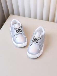 1 Pair Spring/Autumn New Casual Sneakers Kids Sports Shoes Unisex Skate Shoes - Grey - View 4