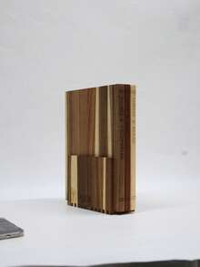 LDQ 4pcs (3pcs Cutting Boards + 1pc Base) Wood Book-style Wooden Chopping Board with Storage Rack- for Kitchen (meat, Fish, Fruits, Vegetables, Bread),wooden Cutting Board,book Cutting Board,Mother's Day Gifts,Cutting Board,Wood Cutting Board Set - 4 Stk. (3 Schneidebretter + 1 Basis) - Übersicht 12