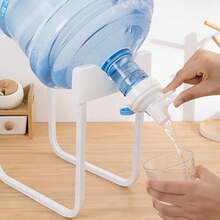 1PC U‑Shaped Water Jug Stand Holder, Carbon‑Steel Anti‑Slip Water Bottle Dispenser Rack, Stable Desktop Water Bucket Support For Home Office Kitchen Counter Use - Multicolor - View 4
