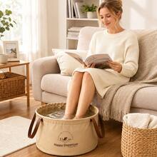 12L And 6.8L Foldable Water Bucket, Multi-Functional Portable Collapsible Foot Bath Basin, Outdoor Travel Water Storage Bucket, Suitable For Camping, Hiking, Dormitory, Outdoor Water Storage Container - Multicolor - View 12