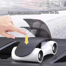 1pc Car Phone Holder, Car Navigation Support Stand, Creative Multi-Function Car Interior Universal Ornament Bracket Model Car - A - View 6