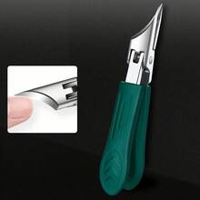 1pc Large Opening Angled Nail Clipper, Embedded Design, Sharp Angled Blade, Sturdy Structure, Suitable For Thick Nails And Deep Nails, Non-Slip Handle, Suitable For Home Or Nail Salon As Foot Care Tool - Upgraded Version - View 7