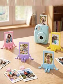 Mini 3D Photo Frame 2x3 Inch Small Picture Frame Suitable For Camera Photos Cute Colorful Desktop Photo Frame Home Office Desk Decor - Multicolor - View 5