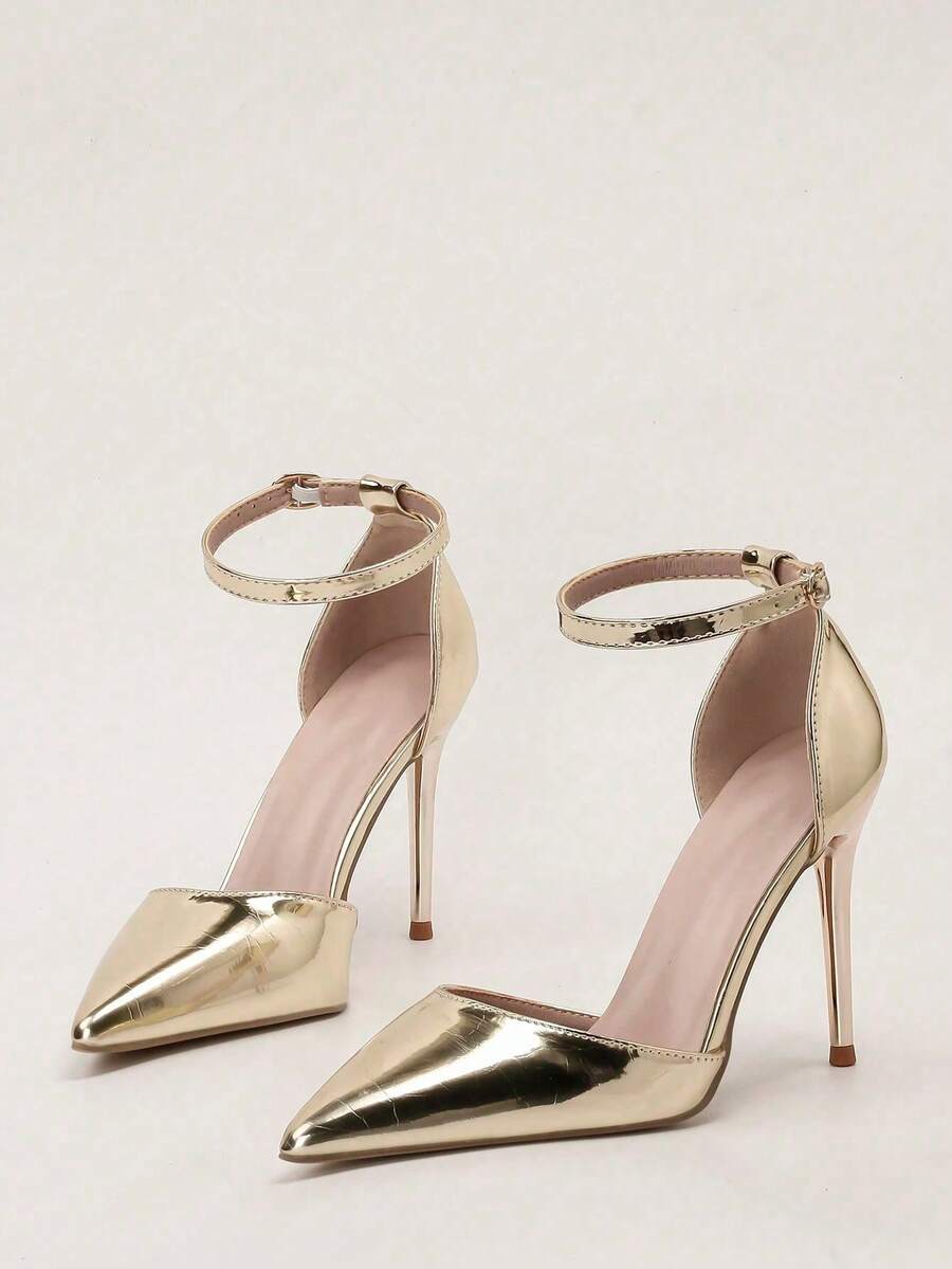 Women Pumps - Gold - View 1