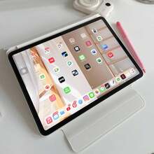 Funda protectora magnética compatible con iPad Pro de 13 pulgadas modelo 2025 M5, Air de 11 pulgadas modelo 2026 (M4), 11 pulgadas generación 16/10, Mini de 7 pulgadas, Mini de 6 pulgadas modelo 2024/2022 M2, Pro de 12.9 pulgadas generación 4/5/6 - Beis - Ver 4