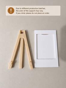 1-3pcs White Mini Instant Photo Frames, Easel-Style Photo Display Stand, Reusable Desktop Photo Decor, Suitable For Various Occasions, Ideal Gift For Friends And Family, Perfect For Birthday, Anniversary And Holiday - A - View 4