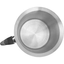 1.5L Stainless Steel Milk Pot With Whistle, Whistling Alert Design Upon Boiling, Heat‑Resistant Comfortable Handle, Flat Bottom Compatible With Gas Stoves And Induction Cooktops, Suitable For Heating Milk, Coffee, Soup And Other Ingredients - View 8