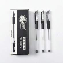 Cactus Oil-Based Pen, Cute Neutral Pen, Creative Stationery, Fresh Minimalist Signing Pen, Student Exam Pen - Black - View 7