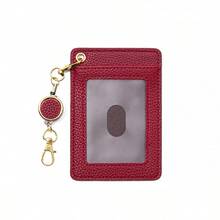 Retractable Badge Holder Card Sleeve With Lanyard, ID Card Holder, Student Meal Card Holder - Multicolor - View 9