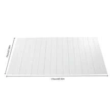 White PVC Material Foldable Bath Cover With Protective Edge For Dust-Proofing And Keeping The Water Temperature - White - View 3