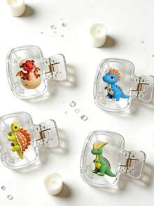 Set Pelindung Sikat Gigi Portabel Motif 2D Seri Dinosaurus dengan Kotak Penyimpanan, Pelindung Sikat Gigi Hemat Ruang dan Ringkas, Pendamping yang Tepat untuk di Rumah dan Perjalanan Bisnis, Mencegah Debu, Noda Air, dan Bau Kamar Mandi - MultiWarna - View 16