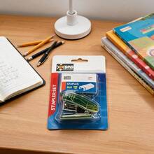Stapler & Staples - Green - View 2