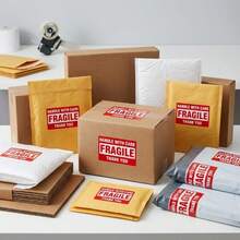 Fragile Stickers, Red Handle With Care Warning Labels, Used For Packages, Boxes, Moving, Shipping And Delivery Transport Labels - Multi-color - View 4