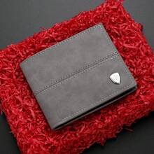 1pc New Men's Wallet, Fashionable Retro Multi-Functional Handheld Wallet, Youth Student Versatile Multi-Slot Card Holder, Fashion Design, Mini Wallet, PU Small Wallet, Lightweight Practical Business Commute, Men's Gift - Multicolor - View 12