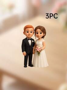 1pc Custom Photo Wedding Couple Iron On Transfer Stickers, Personalized Bride Groom Cartoon Heat Transfer Patches,T-Shirt Hoodie Bag Hat Wedding Decor - Multicolor - View 12