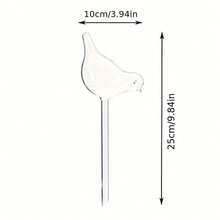 Glass Plant Watering Globes, Self Watering Globes Bird Shape, Self Watering Planter Insert, Plant Watering Devices, Automatic Plant Waterer Indoor, Watering Bulbs, 3 Packs - A - View 3