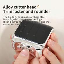 Portable Electric Nail Clipper, Nail Polisher, USB Charging, Easy To Operate, Anti Pinch Design, LED Light Assistance, Automatic Nail Polisher, Say Goodbye To Flying Debris, Wireless Electric, Ultra Long Battery Life, Portable Design, A Great Gift - Multicolor - View 3