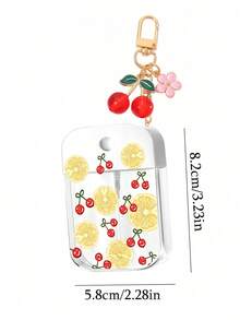 1/2pcs Cherry Pattern Spray Bottle, With Cherry Keychain Pendant, Suitable For Travel, 30ml Refillable Bottle Mist Spray Bottle Mini Spray Bottle Leak Proof Bottle, Perfume Bottle, Travel Bottles - View 14