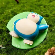 Miniso Pokémon Lawn‑Scene Series Figure Blind Box, Sleeping‑Pose Themed Figurines, Assorted 7‑Styles With Grass Base, Solid PVC, Fine Paint & Sculpting, Desktop Decor, Anime Fan Collectible Gift (1 PC Random Delivery) - Multicolor - View 2