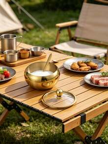 Set Wadah Bumbu dan Sendok Stainless Steel, Kotak Penyimpanan Garam & Bubuk Cabai, Pengatur Bumbu Kering, Perlengkapan Dapur - MultiWarna - View 6