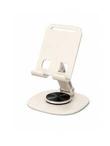 Metal Phone Stand Portable Phone Tablet Desktop Support Stand Tablet Holder Foldable 360 Degree Rotation, Adjustable Angle Support, Charger Compatible - Phone Stand - View 9