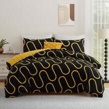 Ochre and Black Waves
