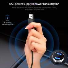 YNF Speedometer Digital HUD Mobil Pintar, GPS+Chip Ganda Beidou, Dapat Beralih KMH/MPH, Proyeksi Kaca Depan, Alarm Kecepatan Berlebih, Plug and Play Bertenaga USB, Otomatis Hidup/Mati, Universal untuk Mobil, Truk, Bus, Sepeda Motor - X3 - View 4