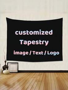 Personalized Photo Tapestry - Customizable Fabric Wall Hanging, Suitable For Birthday, Christmas, Valentine's Day - Unique Home Decor Gift For Friends, Family, Couples - No Electricity Required, Personalized Photo Gift, Heart-Shaped Design, Comfortable Texture - Multicolor - View 2