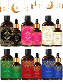 EMBRACEX. 30ml/100ml Middle Eastern Fragrance Oil Car Aromatherapy Suitable For Diffuser/Humidifier Candle Making Ramadan Holiday Gift With Dropper Large Capacity Multiple Scents Available - 30/100ML - View 2
