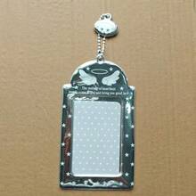 Minimalist Polka Dot Star Holographic Card Holder, Idol Fan Card, Student ID, Gift Card, Display Accessory - Multicolor - View 19