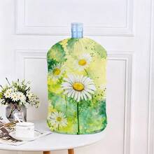 1pc Geometric Pattern Water Bucket Lid, Dust-Proof Decorative Cover, Water Dispenser Lid, Water Bucket Cover, Household Dust-Proof Cover, Reusable - View 15