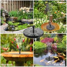 Solar Powered Bird Bath Fountain With Nozzle; Solar Powered Bird Bath Fountain Pump; Solar Floating Fountain Pump, Suitable For Bird Baths, Fish Tanks, Outdoor, Garden And Pond, Garden Decor, Outdoor Decor - Black - View 11
