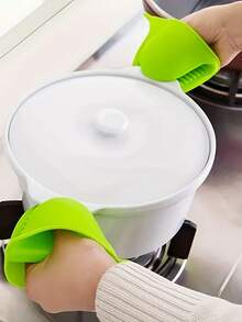 2pcs Kitchen Anti-Scald Clips Multifunctional Home Tool (Anti-Scald Gloves) - Multicolor - View 6