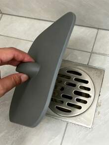 1/2pcs Reusable Drain Hole Cover, Square Drain Plug With Easy-Grip Handle, Hair Catcher, Suitable For Shower Bathtub Bathroom Sink Kitchen Laundry Room, Fits Standard Size Drain, Easy To Install And Clean, Soft TPR Material, Tight Seal Design - Multicolor - View 2