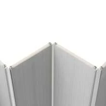 White PVC Material Foldable Bath Cover With Protective Edge For Dust-Proofing And Keeping The Water Temperature - White - View 11