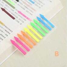 1 buah PET Arrow Index Tab, Semi-Transparan, Dapat Ditulis, Warna Fluorescent Morandi, Lipatan N, Perekat, Pembatas Halaman, Label Klasifikasi Buku, Label Catatan Bacaan Siswa, Tab Indeks Klasifikasi Dokumen Kantor - Satu-Ukuran - View 11